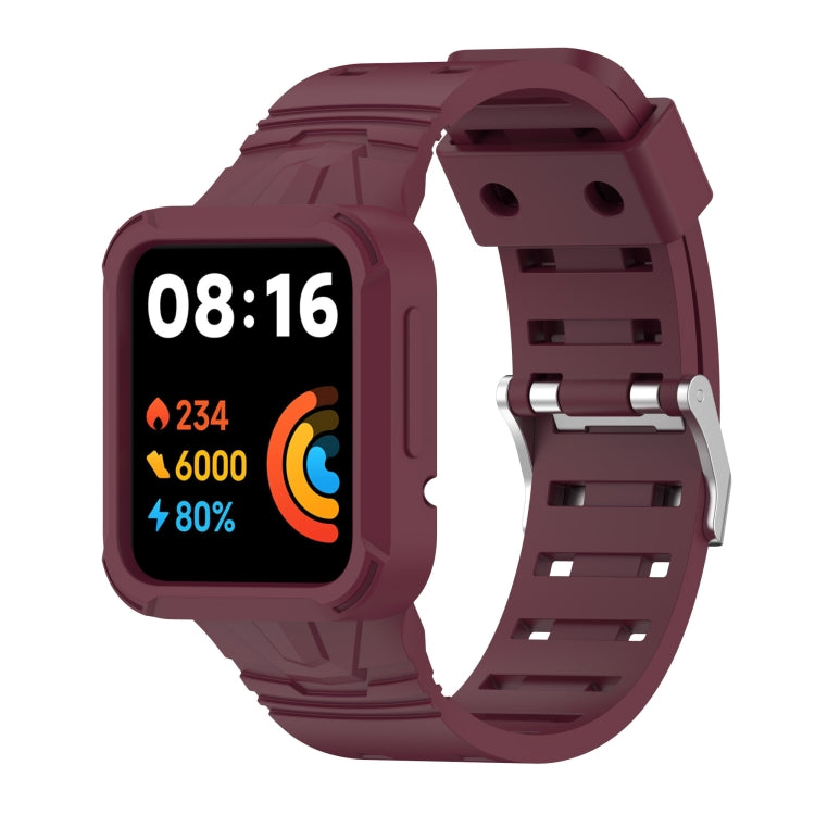 Bracelet de montre intégré en silicone, For Xiaomi Poco Watch