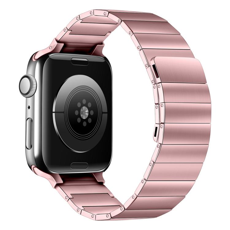 Bracelet de montre en acier magnétique pour la série Apple Watch, 7 41mm / 6&SE&5&4 40mm / 3&2&1 38mm, 7 45mm / 6&SE&5&4 44mm / 3&2&1 42mm