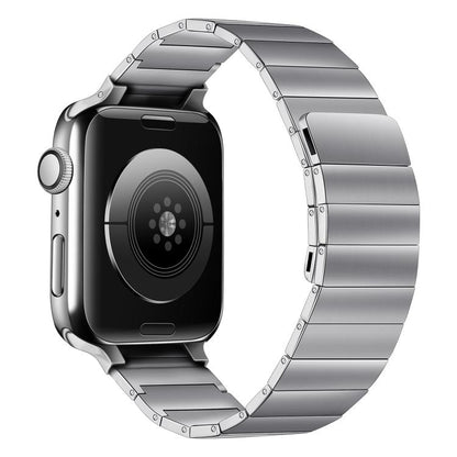 Bracelet de montre en acier magnétique pour la série Apple Watch, 7 41mm / 6&SE&5&4 40mm / 3&2&1 38mm, 7 45mm / 6&SE&5&4 44mm / 3&2&1 42mm