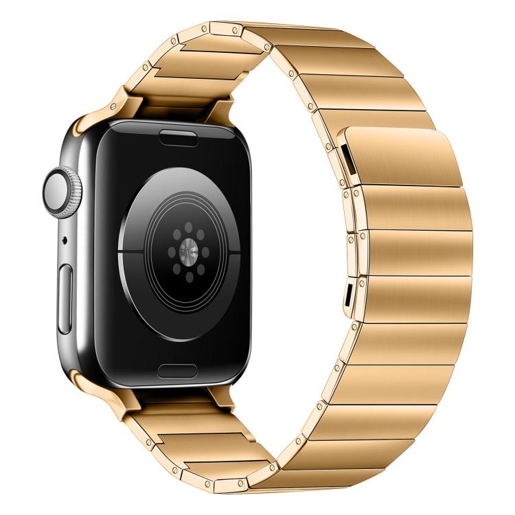 Bracelet de montre en acier magnétique pour la série Apple Watch, 7 41mm / 6&SE&5&4 40mm / 3&2&1 38mm, 7 45mm / 6&SE&5&4 44mm / 3&2&1 42mm
