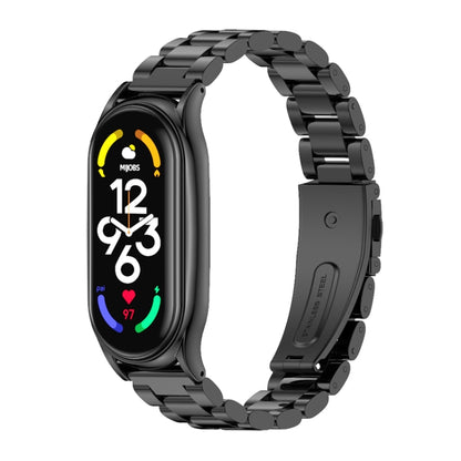 MIJOBS Bracelet de montre en acier inoxydable à trois perles en métal plus, Plus