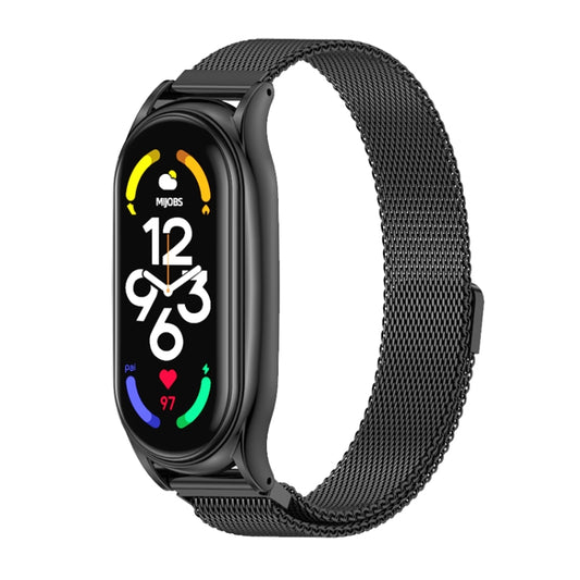 MIJOBS Milan Magnetic Plus Bracelet de montre en acier inoxydable, For Xiaomi Mi Band 7 / 7 NFC