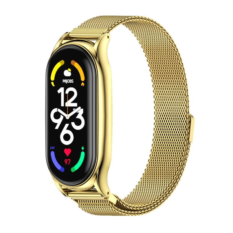 MIJOBS Milan Magnetic Plus Bracelet de montre en acier inoxydable, For Xiaomi Mi Band 7 / 7 NFC