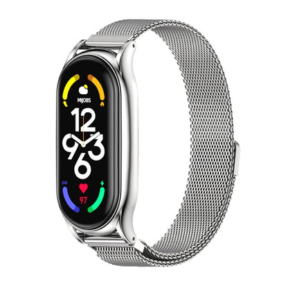 MIJOBS Milan Magnetic Plus Bracelet de montre en acier inoxydable, For Xiaomi Mi Band 7 / 7 NFC