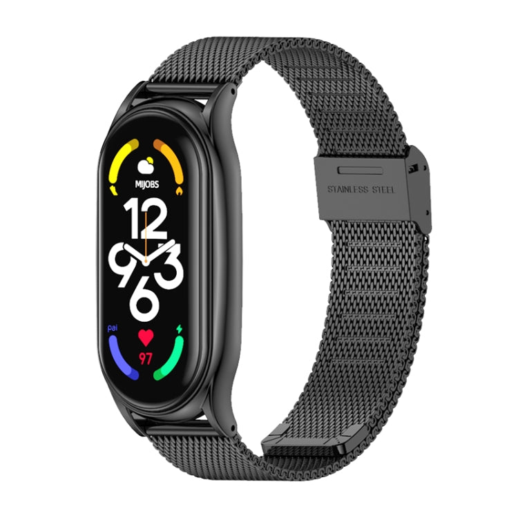 Bracelet de montre MIJOBS Milan Buckle Plus en acier inoxydable, Plus