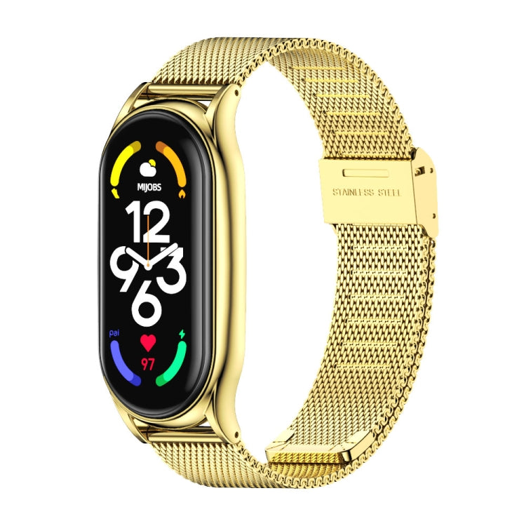 Bracelet de montre MIJOBS Milan Buckle Plus en acier inoxydable, Plus