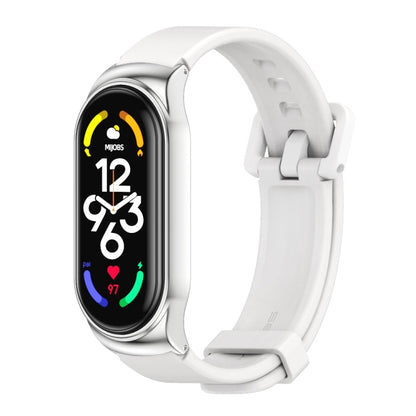 Boîtier en métal MIJOBS CS + bracelet de montre en silicone, For Xiaomi Mi Band 7 / 7 NFC