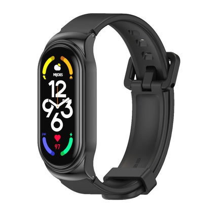Boîtier en métal MIJOBS CS + bracelet de montre en silicone, For Xiaomi Mi Band 7 / 7 NFC