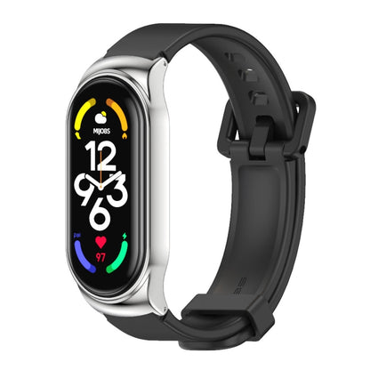 Boîtier en métal MIJOBS CS + bracelet de montre en silicone, For Xiaomi Mi Band 7 / 7 NFC