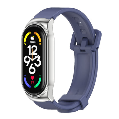 Boîtier en métal MIJOBS CS + bracelet de montre en silicone, For Xiaomi Mi Band 7 / 7 NFC