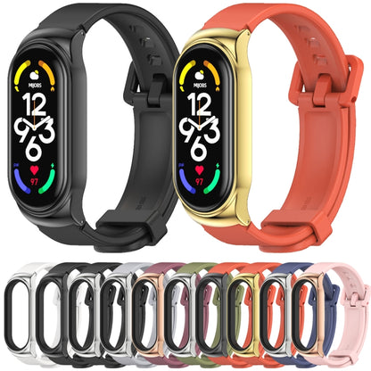 Boîtier en métal MIJOBS CS + bracelet de montre en silicone, For Xiaomi Mi Band 7 / 7 NFC
