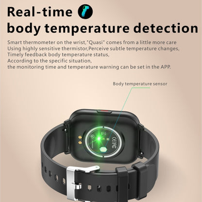 Q9 Pro GT2 Montre intelligente à écran TFT HD de 1,85 pouces, prise en charge de la surveillance de la température corporelle/surveillance de la fréquence cardiaque
