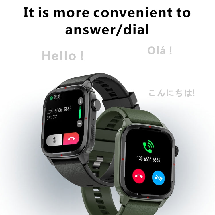 Q25 Montre intelligente à écran TFT HD de 1,7 pouces, Prise en charge des appels Bluetooth / Surveillance de la pression artérielle