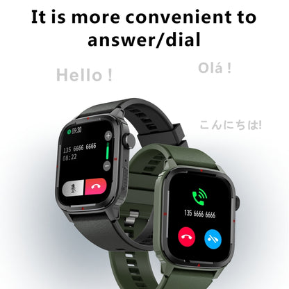 Q25 Montre intelligente à écran TFT HD de 1,7 pouces, Prise en charge des appels Bluetooth / Surveillance de la pression artérielle