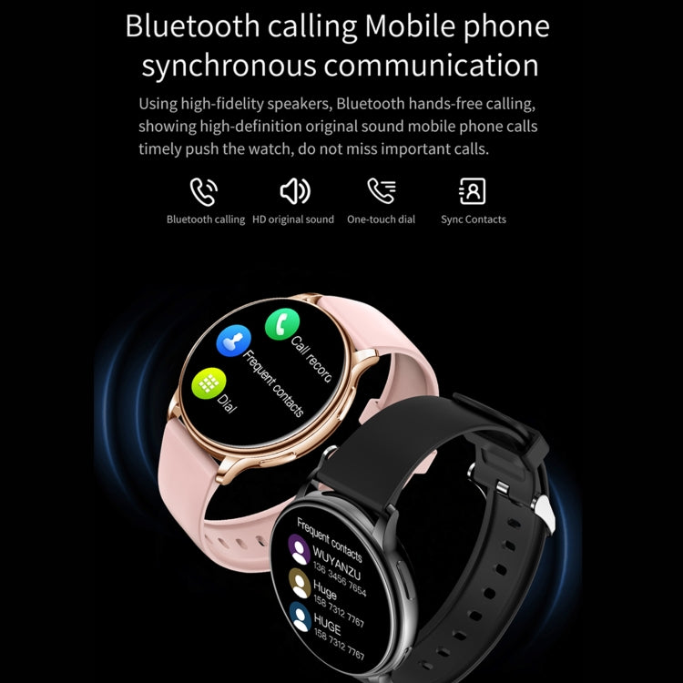 Y33 Montre intelligente à écran couleur TFT de 1,32 pouces, prise en charge des appels Bluetooth / surveillance de la pression artérielle