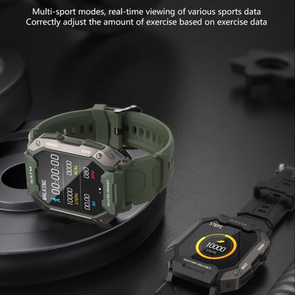 C20 Montre intelligente à écran TFT HD de 1,71 pouces, prend en charge la surveillance de la fréquence cardiaque / la surveillance de l'oxygène sanguin