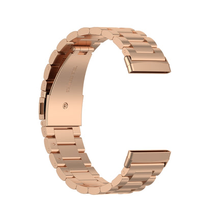 Bracelet de montre en acier inoxydable 3 perles, For Fitbit Versa 4/Sense 2/Versa 3/Sense, For Fitbit  Versa 4