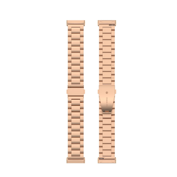 Bracelet de montre en acier inoxydable 3 perles, For Fitbit Versa 4/Sense 2/Versa 3/Sense, For Fitbit  Versa 4