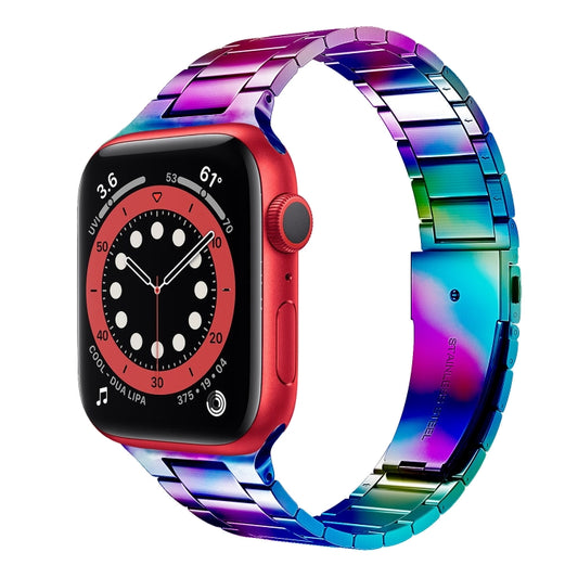 Bracelet de montre en acier inoxydable de petite taille pour la série Apple Watch, 7 41mm / 6&SE&5&4 40mm / 3&2&1 38mm, 7 45mm / 6&SE&5&4 44mm / 3&2&1 42mm