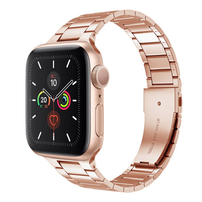 Bracelet de montre en acier inoxydable de petite taille pour la série Apple Watch, 7 41mm / 6&SE&5&4 40mm / 3&2&1 38mm, 7 45mm / 6&SE&5&4 44mm / 3&2&1 42mm