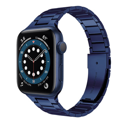 Bracelet de montre en acier inoxydable de petite taille pour la série Apple Watch, 7 41mm / 6&SE&5&4 40mm / 3&2&1 38mm, 7 45mm / 6&SE&5&4 44mm / 3&2&1 42mm