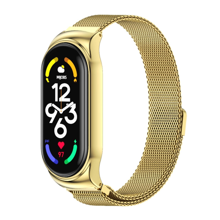 MIJOBS CS Milan Bracelet de montre magnétique en acier inoxydable, For Xiaomi Mi Band 7 / 7 NFC