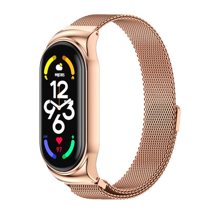 MIJOBS CS Milan Bracelet de montre magnétique en acier inoxydable, For Xiaomi Mi Band 7 / 7 NFC