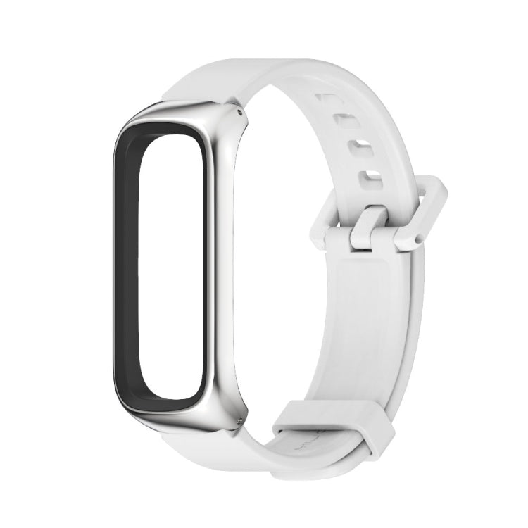 Bracelet de montre en silicone avec boîtier en métal MIJOBS, For Samsung Galaxy Fit 2