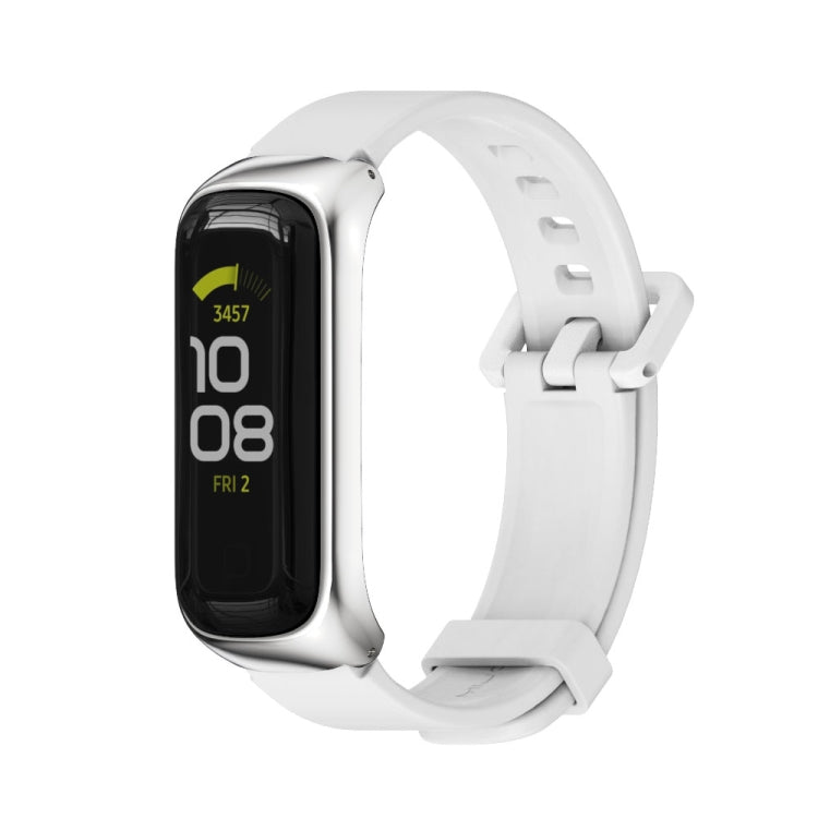 Bracelet de montre en silicone avec boîtier en métal MIJOBS, For Samsung Galaxy Fit 2