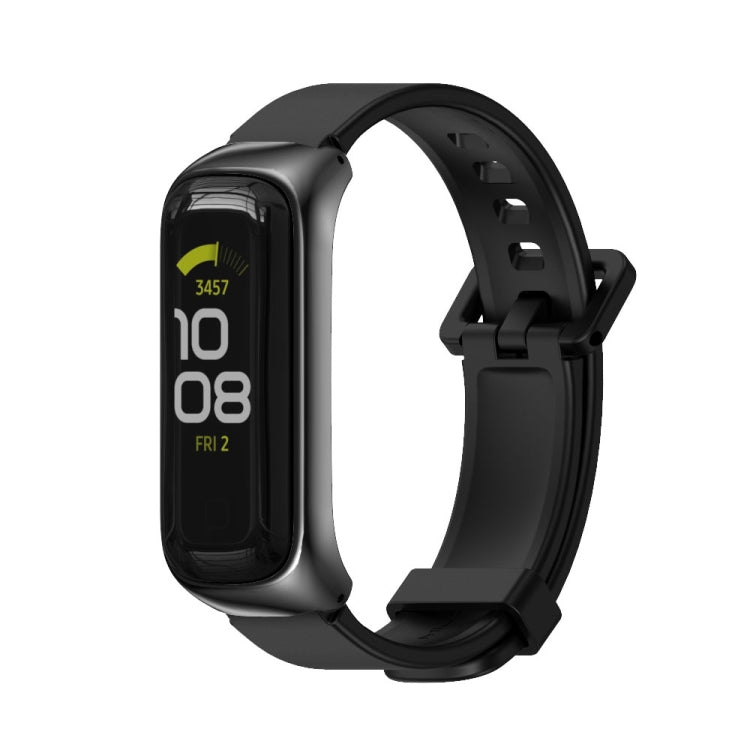 Bracelet de montre en silicone avec boîtier en métal MIJOBS, For Samsung Galaxy Fit 2