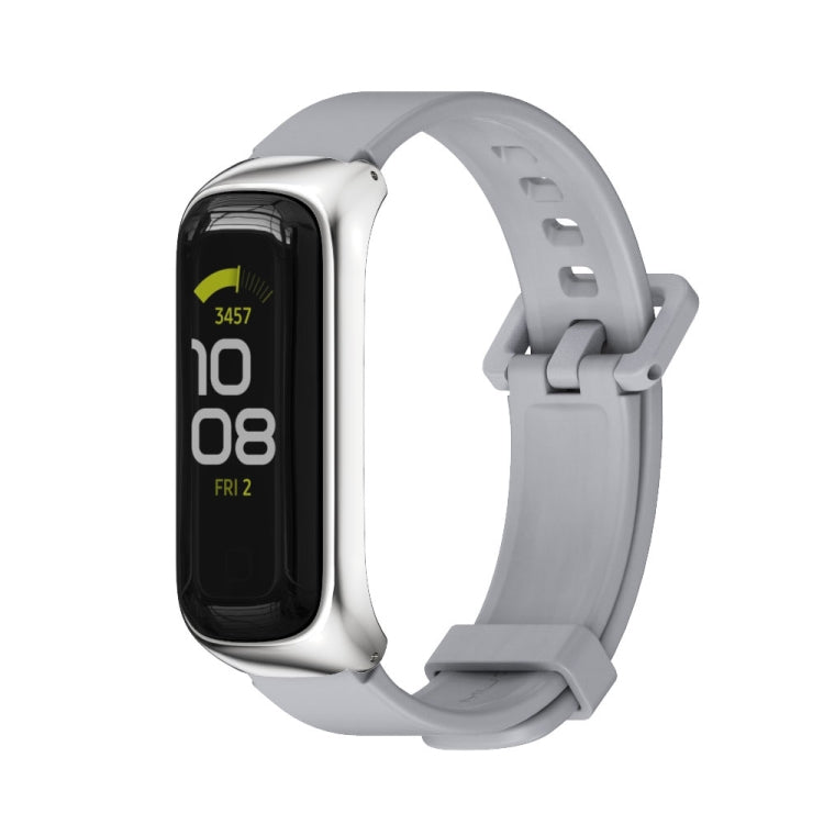 Bracelet de montre en silicone avec boîtier en métal MIJOBS, For Samsung Galaxy Fit 2