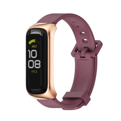 Bracelet de montre en silicone avec boîtier en métal MIJOBS, For Samsung Galaxy Fit 2