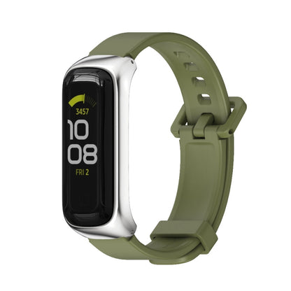 Bracelet de montre en silicone avec boîtier en métal MIJOBS, For Samsung Galaxy Fit 2