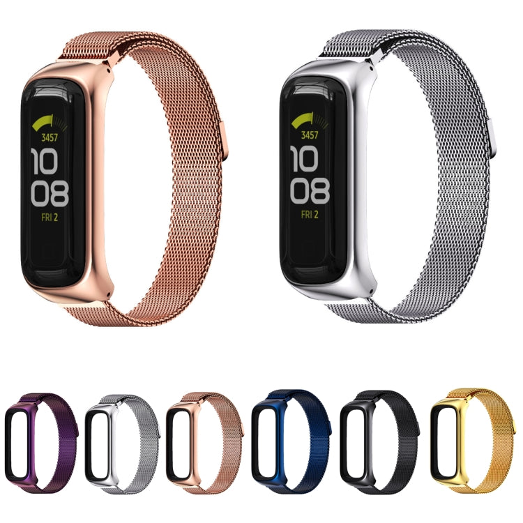 MIJOBS Milan Bracelet de montre magnétique en acier inoxydable, For Samsung Galaxy Fit 2