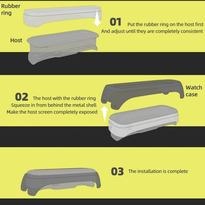 MIJOBS Milan Bracelet de montre magnétique en acier inoxydable, For Samsung Galaxy Fit 2