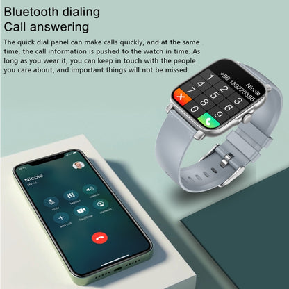 GT30 Montre intelligente à écran TFT de 1,69 pouces, TPU Bnad IP67 Prise en charge étanche Bluetooth Appel / Modes sportifs multiples, TPU Bnad
