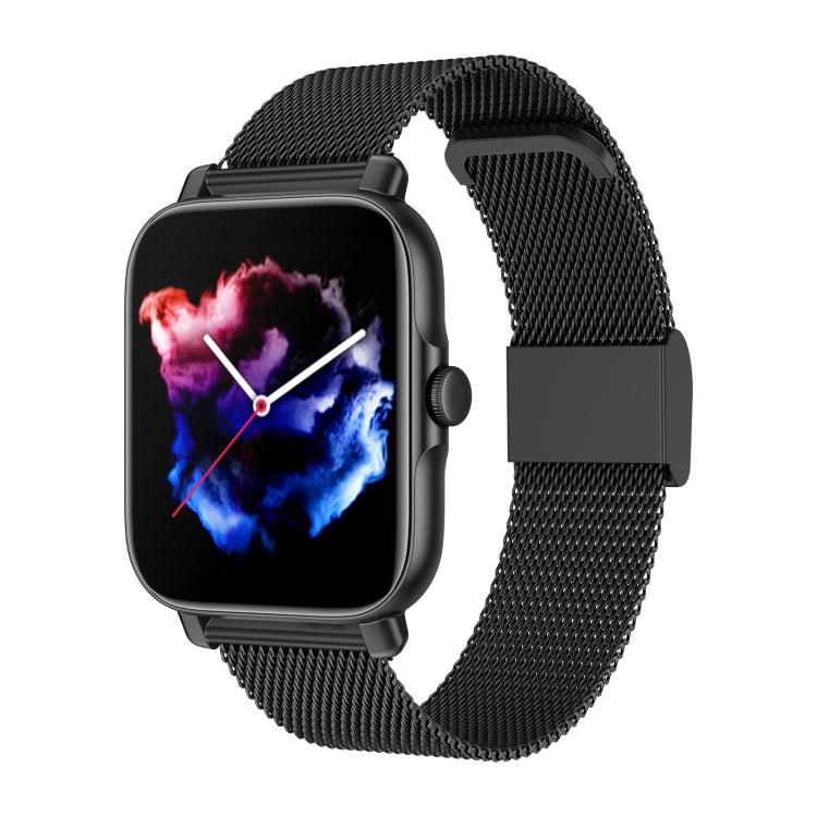 Montre intelligente à écran TFT GT30 1,69 pouces, acier Bnad IP67 étanche, prise en charge des appels Bluetooth / plusieurs modes sportifs, Steel Bnad