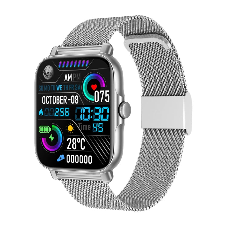 Montre intelligente à écran TFT GT30 1,69 pouces, acier Bnad IP67 étanche, prise en charge des appels Bluetooth / plusieurs modes sportifs, Steel Bnad
