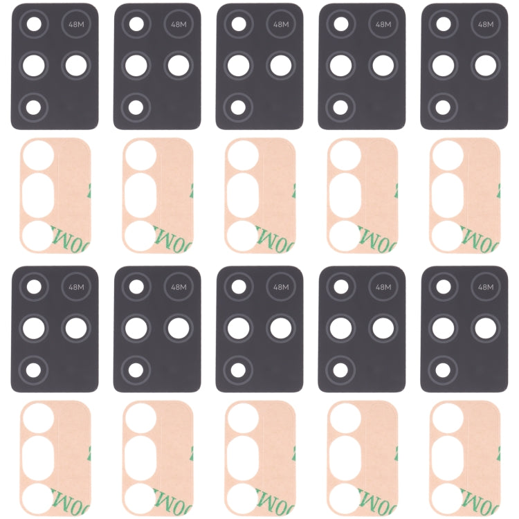 Lentille de caméra arrière 10 pièces, For Infinix Hot 10 Play, For Infinix Hot 10s/Hot 10T, For Infinix Hot 10i/Smart 5 Pro, For Infinix Note 8, For Infinix Note 10, For Infinix Hot 11s, For Infinix Hot 11 Play, For Infinix Zero X/Zero X Pro           ...