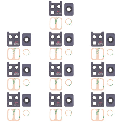 Lentille de caméra arrière 10 pièces, For Infinix Hot 10 Play, For Infinix Hot 10s/Hot 10T, For Infinix Hot 10i/Smart 5 Pro, For Infinix Note 8, For Infinix Note 10, For Infinix Hot 11s, For Infinix Hot 11 Play, For Infinix Zero X/Zero X Pro           ...