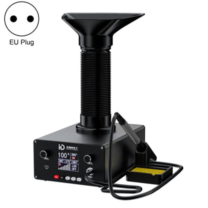D-201 Fer à souder intelligent à température constante 2 en 1 avec outil d'absorption de fumée à souder,, US Plug, UK Plug, AU Plug, EU Plug