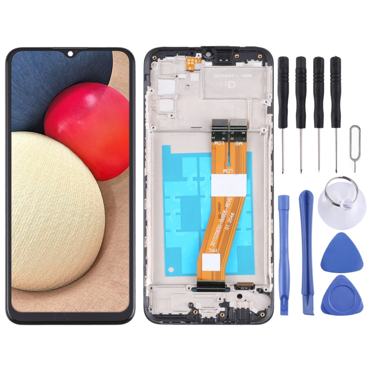 Écran LCD et ensemble complet de numériseur avec cadre, For Samsung Galaxy A03s SM-A037U US Edition, For Samsung Galaxy A02s SM-A025F, For Samsung Galaxy A03 SM-A035F, For Samsung Galaxy A03s SM-A037F, For Samsung Galaxy A03s SM-A037G/A037M            ...