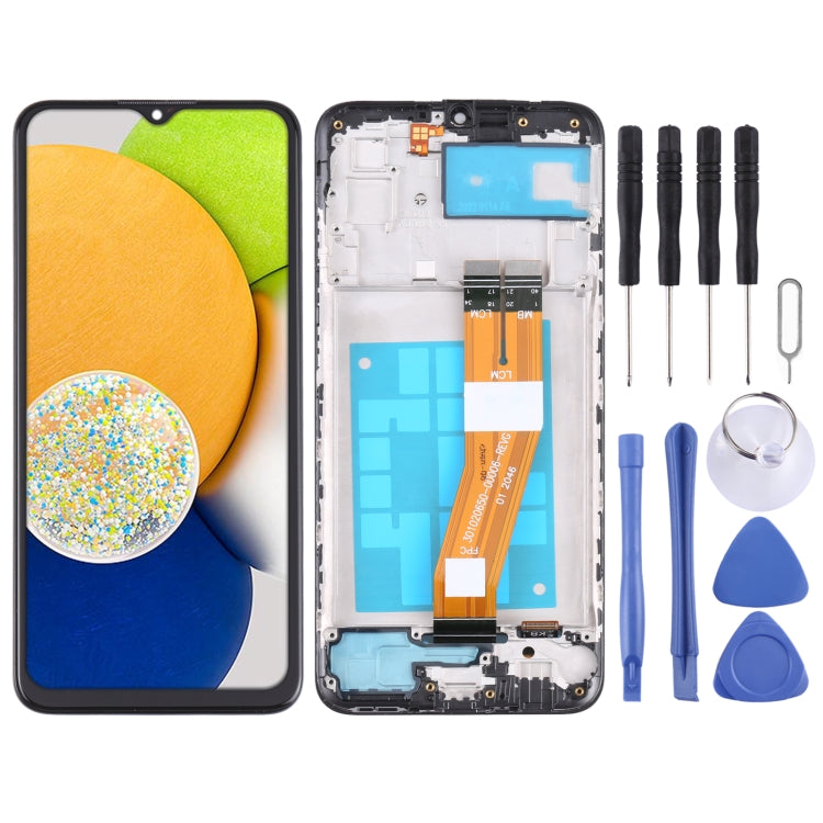 Écran LCD et ensemble complet de numériseur avec cadre, For Samsung Galaxy A03s SM-A037U US Edition, For Samsung Galaxy A02s SM-A025F, For Samsung Galaxy A03 SM-A035F, For Samsung Galaxy A03s SM-A037F, For Samsung Galaxy A03s SM-A037G/A037M            ...