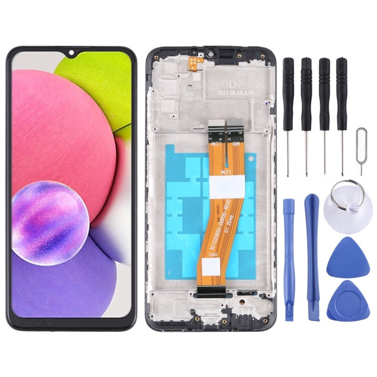 Écran LCD et ensemble complet de numériseur avec cadre, For Samsung Galaxy A03s SM-A037U US Edition, For Samsung Galaxy A02s SM-A025F, For Samsung Galaxy A03 SM-A035F, For Samsung Galaxy A03s SM-A037F, For Samsung Galaxy A03s SM-A037G/A037M            ...