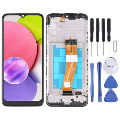 Écran LCD et ensemble complet de numériseur avec cadre, For Samsung Galaxy A03s SM-A037U US Edition, For Samsung Galaxy A02s SM-A025F, For Samsung Galaxy A03 SM-A035F, For Samsung Galaxy A03s SM-A037F, For Samsung Galaxy A03s SM-A037G/A037M            ...