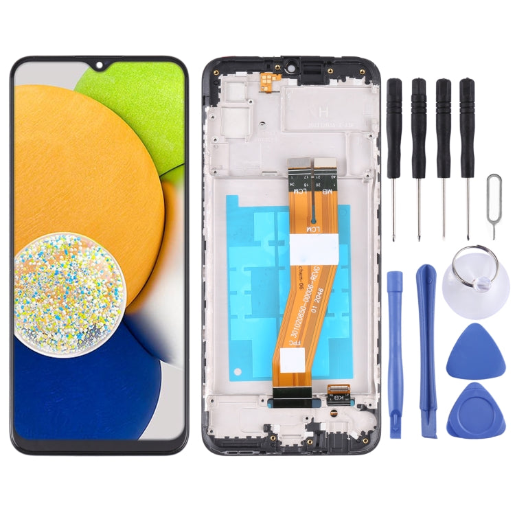 Écran LCD et ensemble complet de numériseur avec cadre, For Samsung Galaxy A03s SM-A037U US Edition, For Samsung Galaxy A02s SM-A025F, For Samsung Galaxy A03 SM-A035F, For Samsung Galaxy A03s SM-A037F, For Samsung Galaxy A03s SM-A037G/A037M            ...