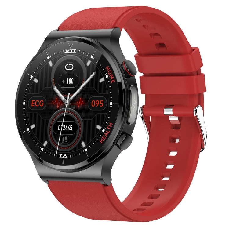E300 1,32 pouces écran TPU bracelet de montre Smart Health Watch prend en charge la surveillance de la température corporelle, la surveillance ECG de la pression artérielle