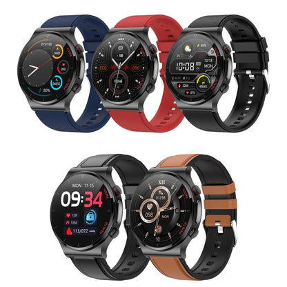 E300 1,32 pouces écran TPU bracelet de montre Smart Health Watch prend en charge la surveillance de la température corporelle, la surveillance ECG de la pression artérielle