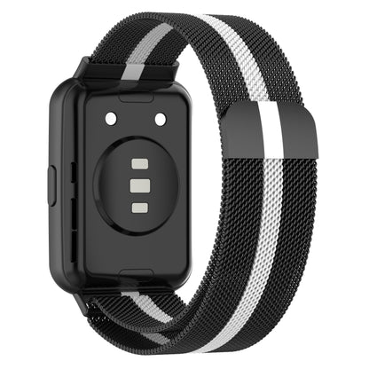 Pour Huawei Watch Fit 2 Bracelet de montre en acier inoxydable magnétique Milan