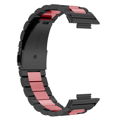 Pour Huawei Watch Fit 2 Bracelet de montre en acier inoxydable à trois perles en métal